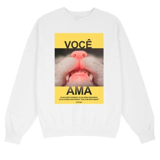 Nome do produto Moletom Você Ama 