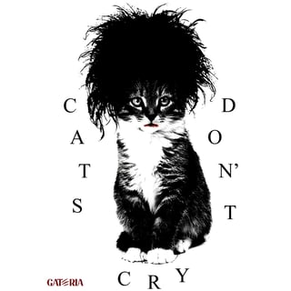 Nome do produto Moletom The Cure - Cats Don't Cry - Branco