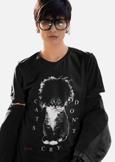Nome do produto Camiseta The Cure - Cats Don't Cry - Preto