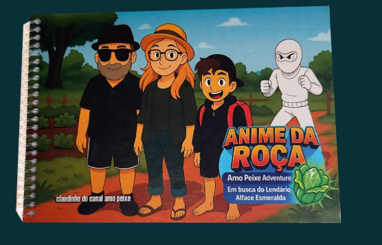 Nome do produto: Canal Amo Peixe - Livro de Colorir
