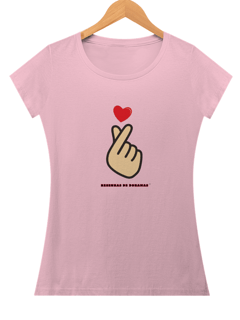 Nome do produto Baby Look Finger Heartu