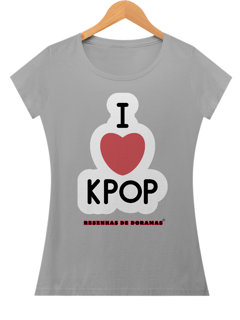 Nome do produto Baby Look I heart K-pop 