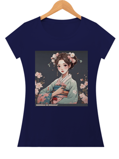 Nome do produto Baby Look Menina e flores