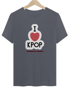 Nome do produto Camiseta Unissex I heart K-pop 