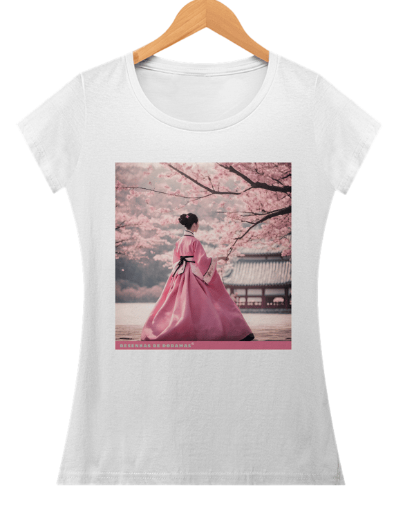 Baby Look Pink Hanbok Lady
