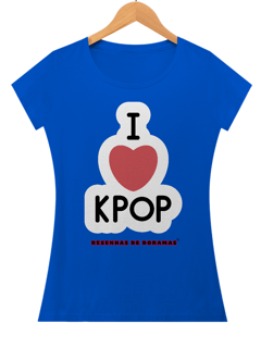 Nome do produto Baby Look I heart K-pop 