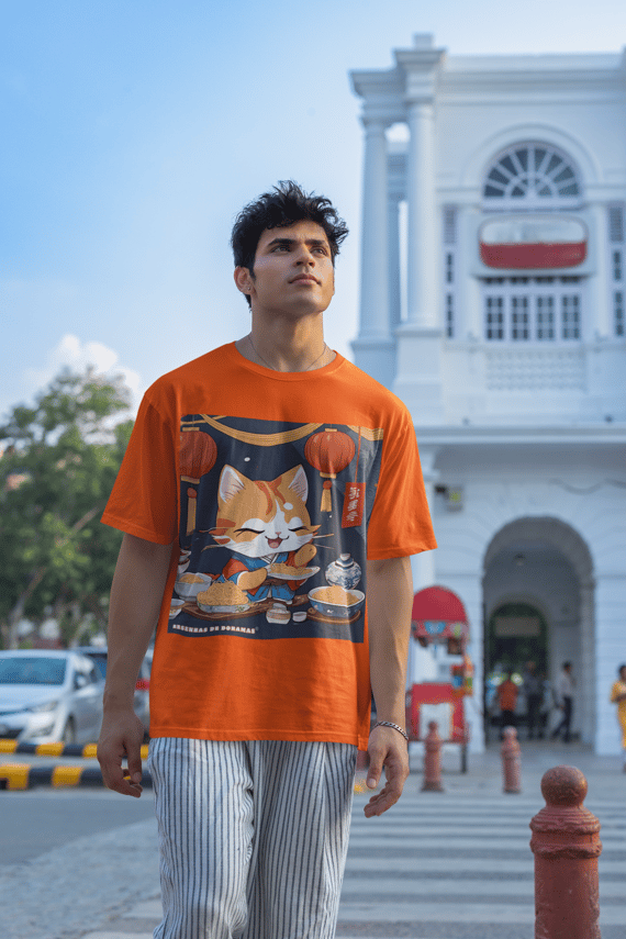 Camiseta Unissex Huru eats Lámen