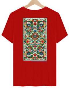Nome do produto Camiseta Unissex Dancheong Pattern 1