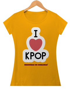 Nome do produto Baby Look I heart K-pop 