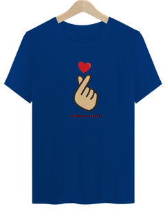Nome do produto Camiseta Unissex Finger Heartu