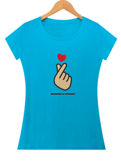 Nome do produto Baby Look Finger Heartu