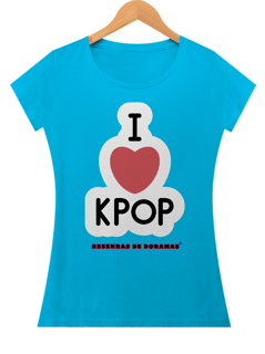 Nome do produto Baby Look I heart K-pop 