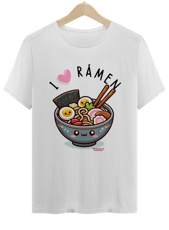 Camiseta Unissex I love Rámen