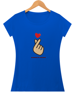 Nome do produto Baby Look Finger Heartu