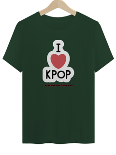 Nome do produto Camiseta Unissex I heart K-pop 