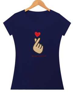 Nome do produto Baby Look Finger Heartu