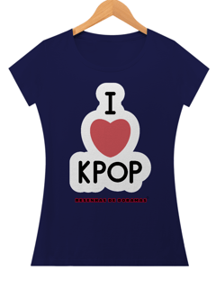 Nome do produto Baby Look I heart K-pop 