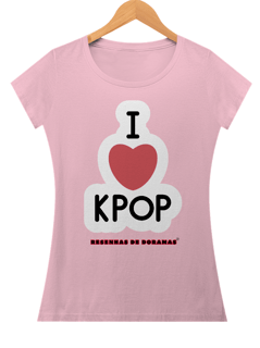 Nome do produto Baby Look I heart K-pop 