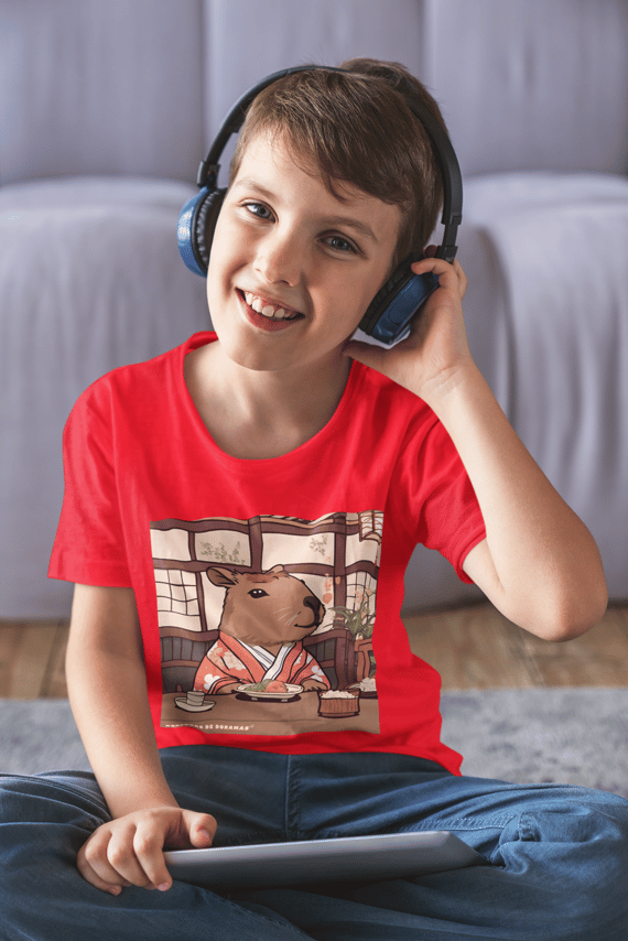 Camiseta Infantil Capybara 