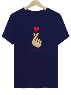 Nome do produto Camiseta Unissex Finger Heartu