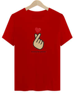 Nome do produto Camiseta Unissex Finger Heartu