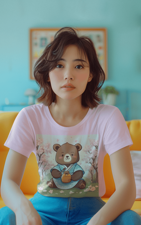Baby Look Blue Hanbok Honey Bear