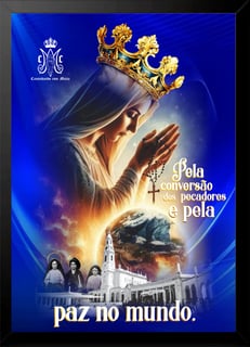 Nome do produto POSTER Nossa Senhora de Fátima - Pela paz no mundo 