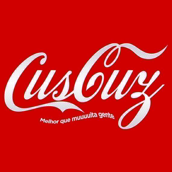 CAMISETA CUSCUZ (estampa branca)