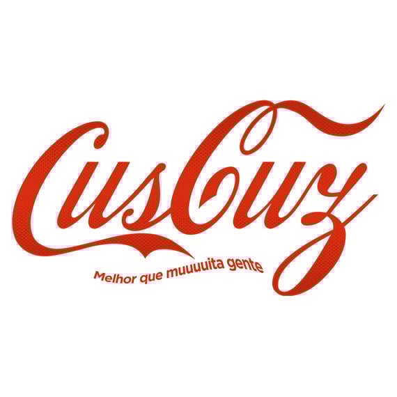 CAMISETA CUSCUZ (estampa vermelha)