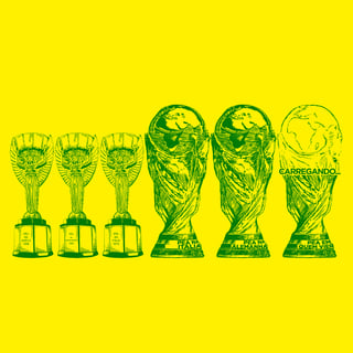 Nome do produto CAMISETA TAÇA CARREGANDO (estampa verde)