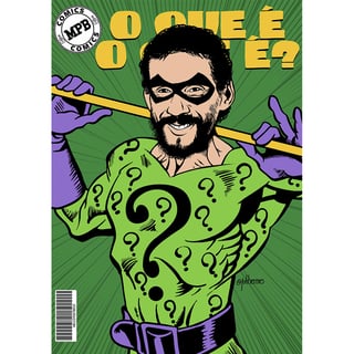 Nome do produto CAMISETA GONZAGUINHA (MPB Comics)