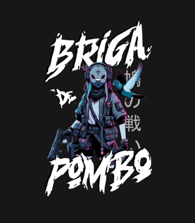 Nome do produto Camiseta Feminina Pombo Astronauta - Estampa nas costas 