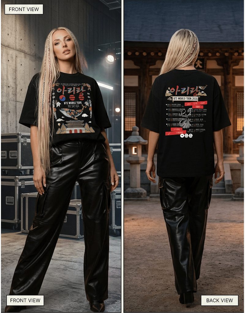 Nome do produto: Arirang Tour T-shirt