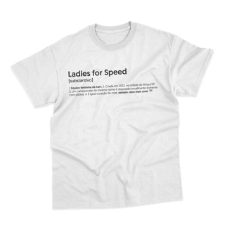 Camiseta Unissex Ladies Dicionário - Branca