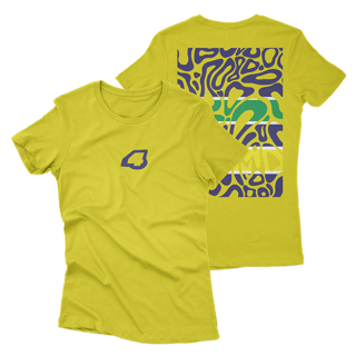 Camiseta Feminina Lando Norris Especial Mônaco 2024 - Amarela