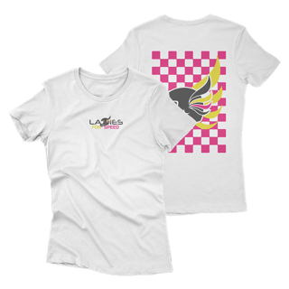 Camiseta Feminina Ladies Desenho - Branca