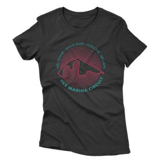 Camiseta Feminina Yas Marina Circuit