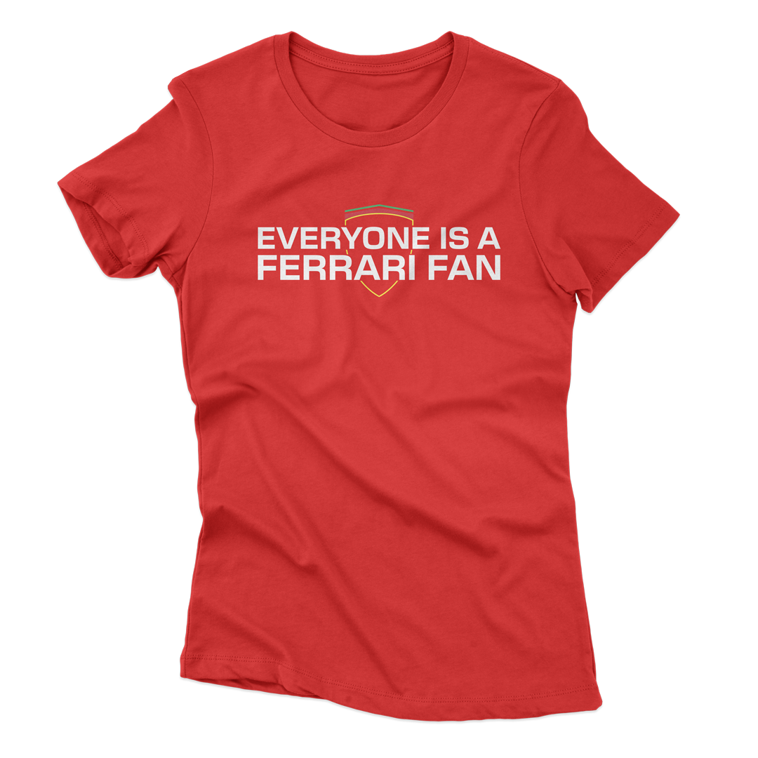 Camiseta Feminina Ferrari Fan