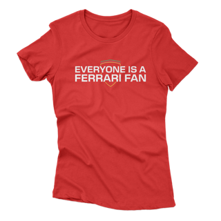 Camiseta Feminina Ferrari Fan