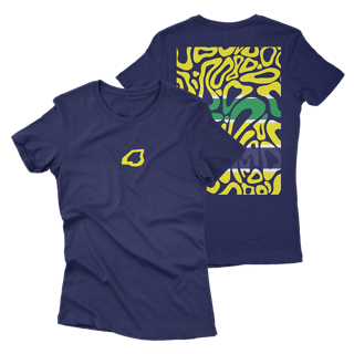 Camiseta Feminina Lando Norris Especial Mônaco 2024 - Azul