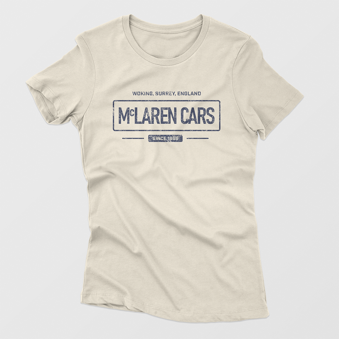 Camiseta Pima Feminina McLaren Retrô