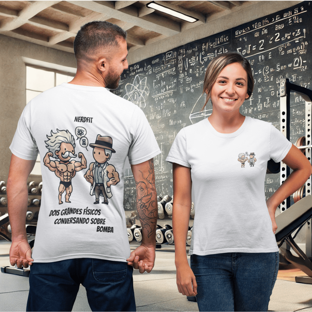 Nome do produto: Dois Grandes Físicos Conversando Sobre Bomba