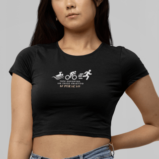 Nome do produto Cropped Superação