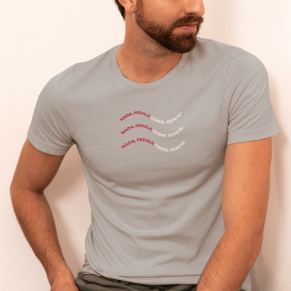 T - Shirt Nada, Pedala, Corre, Repete