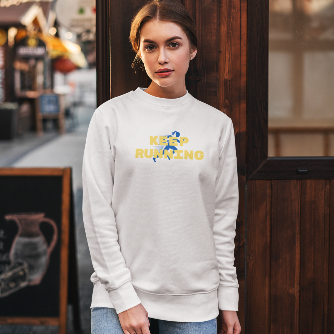 Nome do produto: Moletom fechado Keep Running