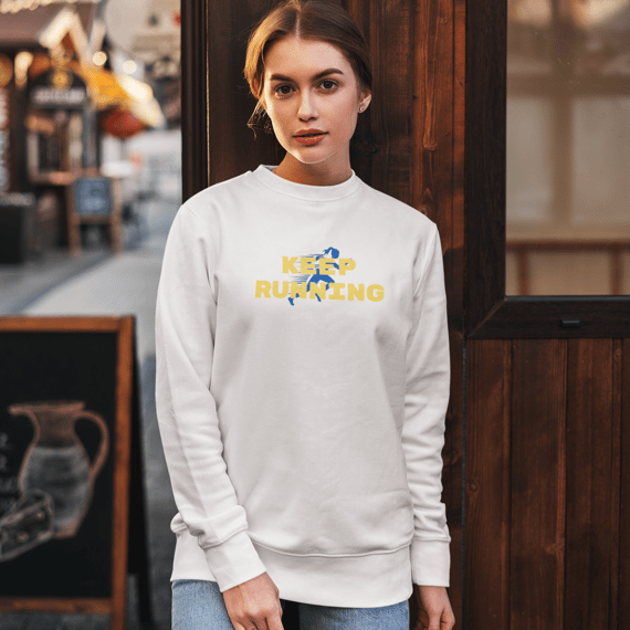 Moletom fechado Keep Running