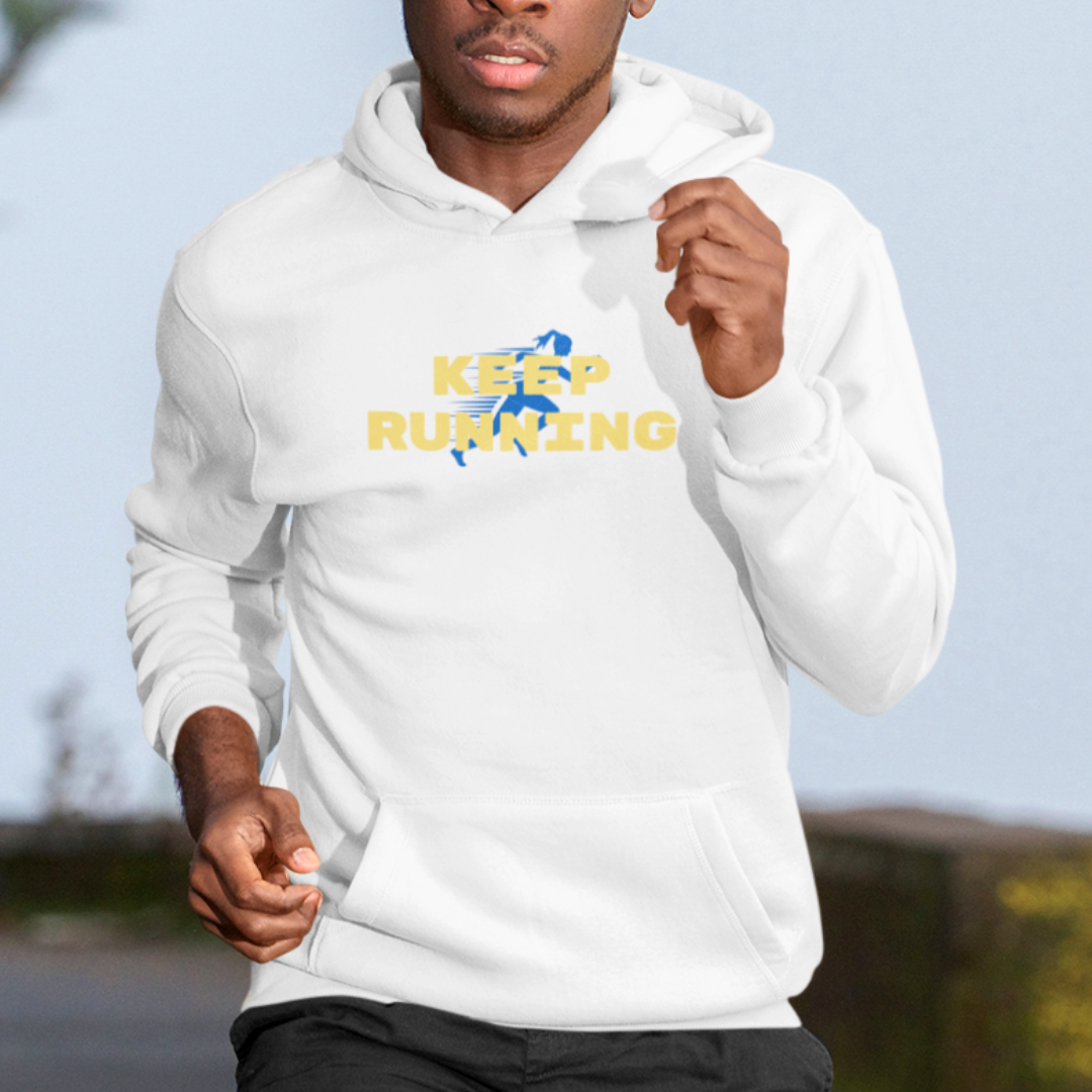 Nome do produto: Moletom Canguru Keep Running