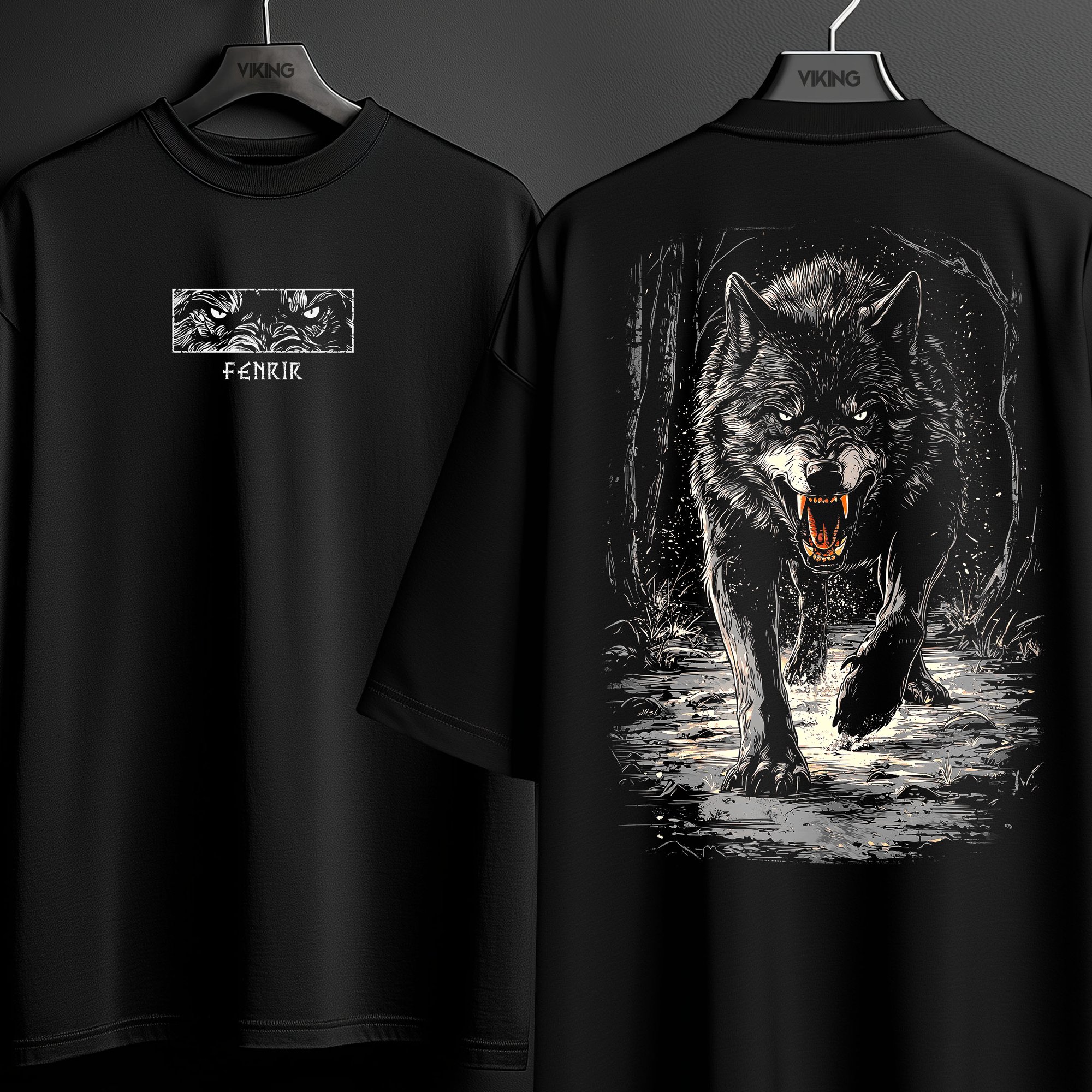 Camiseta Oversized - Fenrir