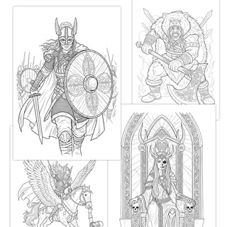 Nome do produto Traços do Norte - Livro de Colorir Nórdico