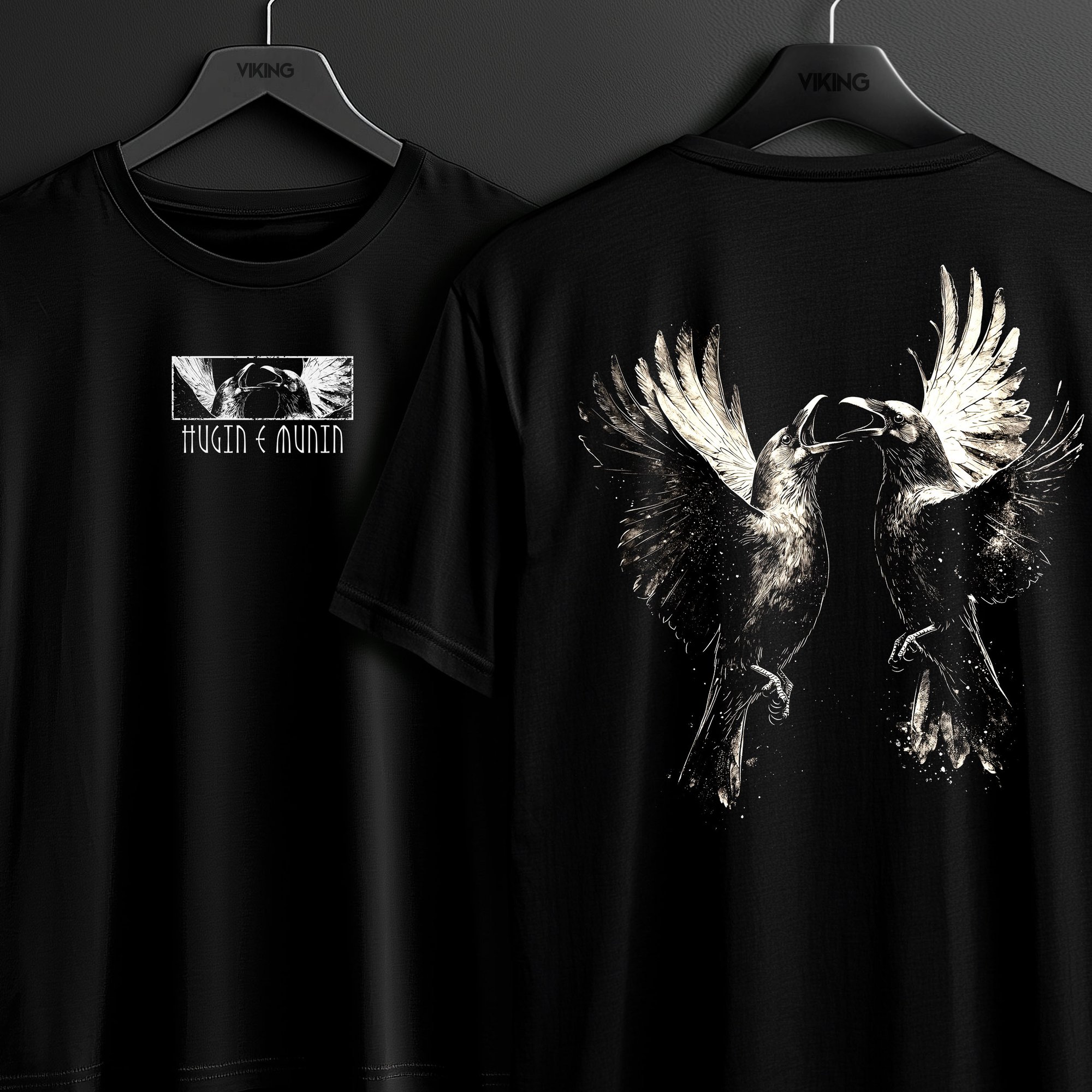 Camiseta - Hugin e Munin